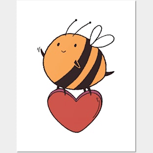 Bee Heart Posters and Art